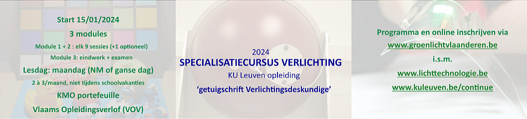 Specialisatiecursus Verlichting 2024