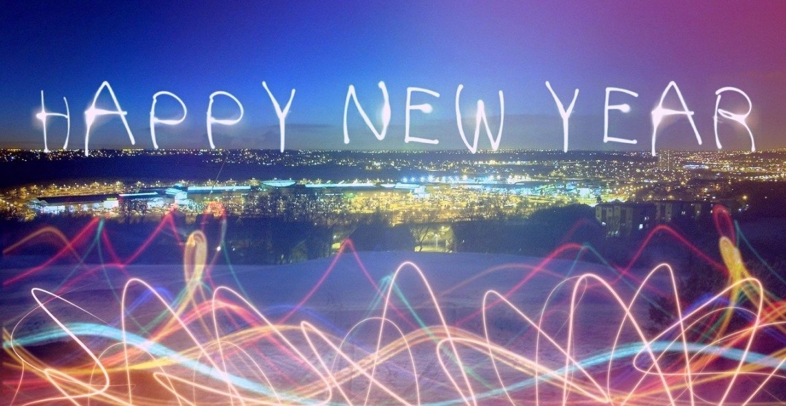 Christmas tree decorated by lights